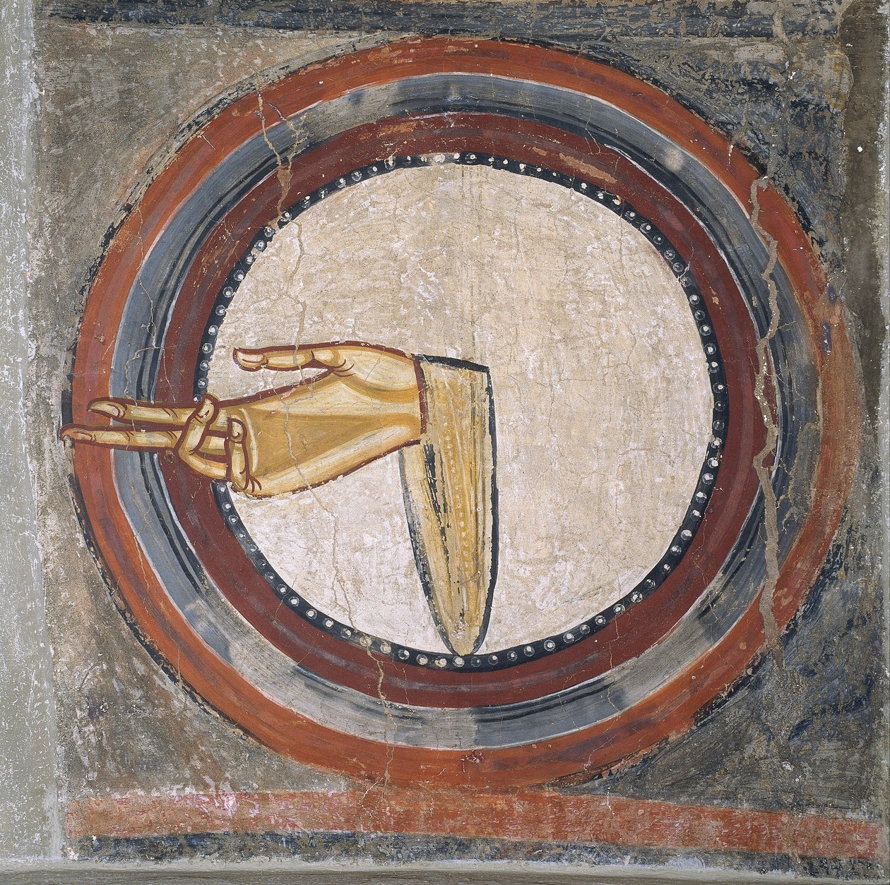 Die Hand Gottes von Sant Climent de Taüll von Unbekannt Unbekannt