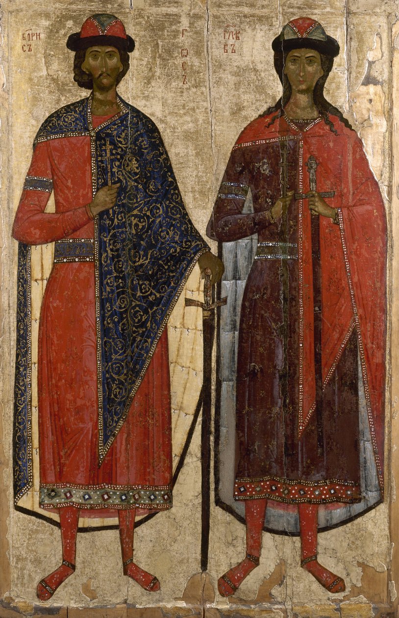 Unbekannt - St. Boris und St. Gleb von Unbekannt Unbekannt