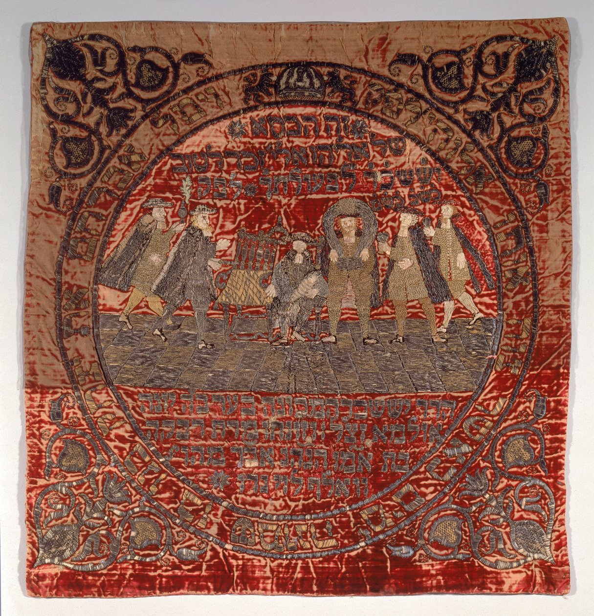 Unbekannter Künstler, Hersteller - Beschneidungskissenbezug von Unbekannt Unbekannt