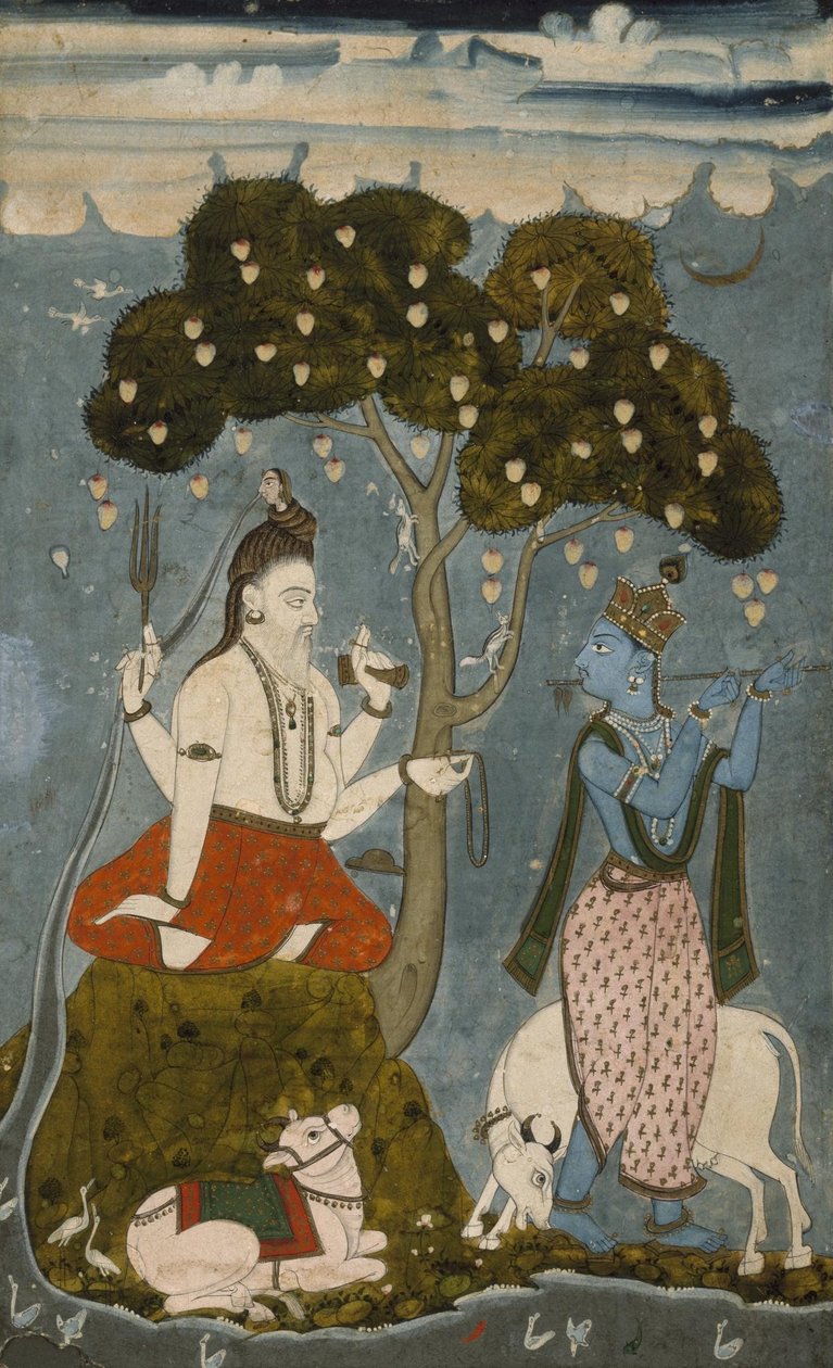 Shiva und Krishna von Unbekannt Unbekannt