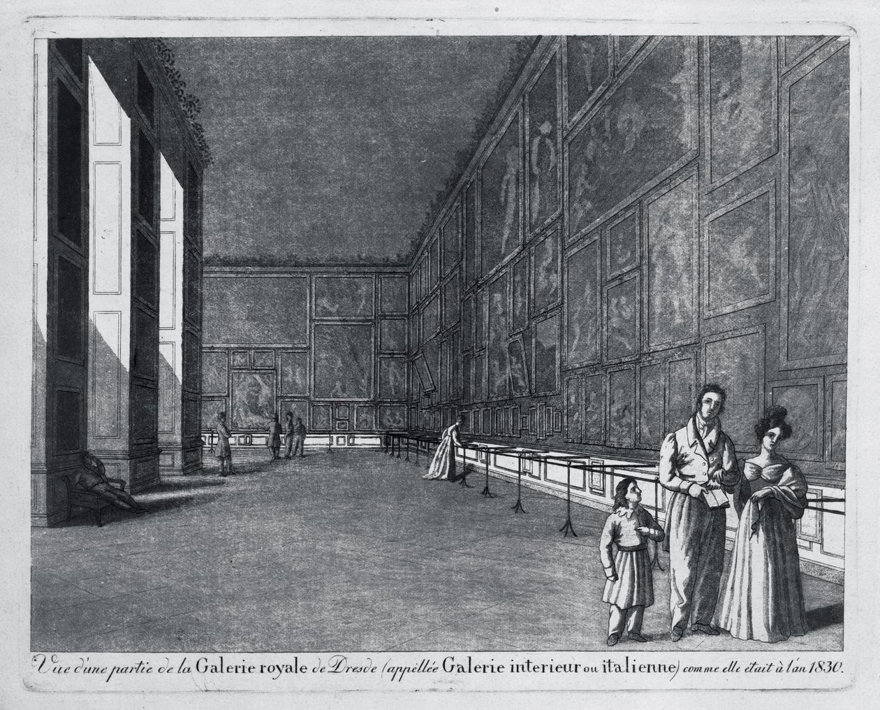 Ansicht der Galerie in den ehemaligen Ställen am Jüdenhof von Unbekannt Unbekannt
