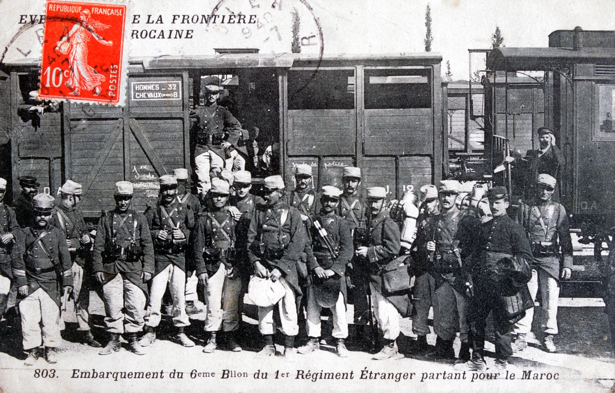 1. Regiment der französischen Fremdenlegion, Marokko, 1911 von Unbekannt