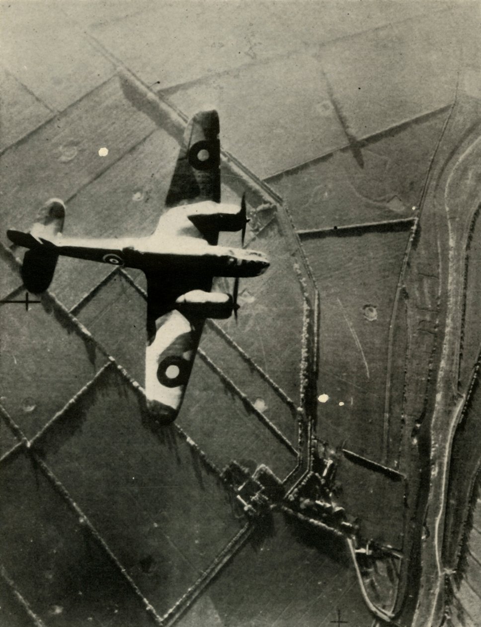 Ein Blenheim läuft auf sein Ziel zu, 1939-1940, 1941 von Unbekannt