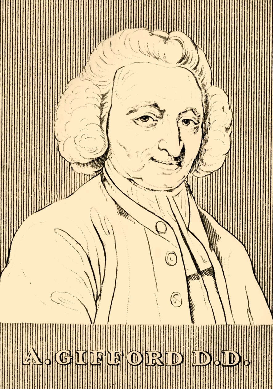 A. Gifford D.D., 1700-1784, 1830 von Unbekannt