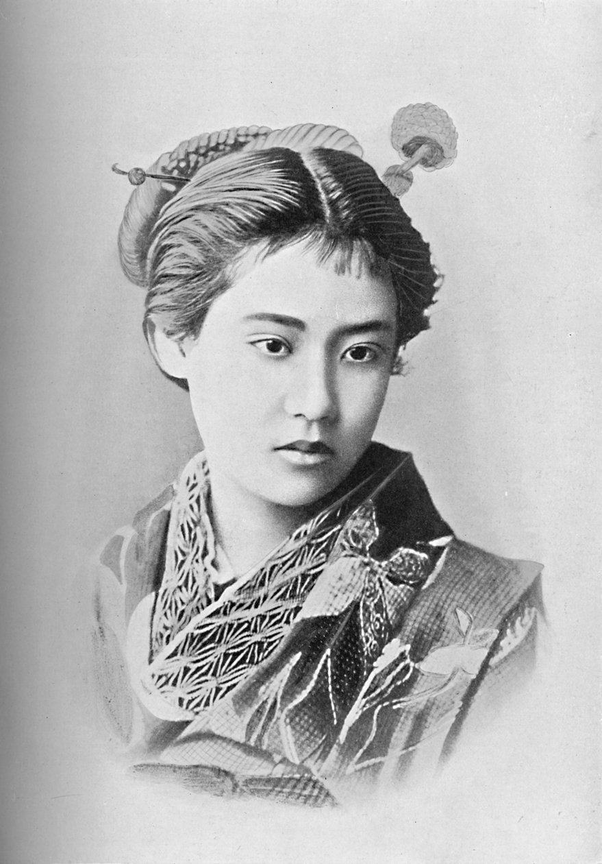 Eine japanische Schönheit, 1902 von Unbekannt