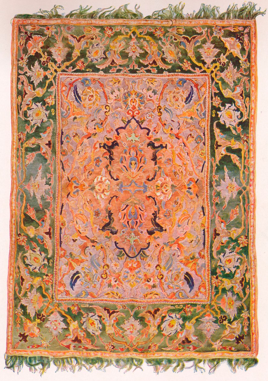 Ein Polonaise-Teppich aus Persien, ca. 1630, 1923 von Unbekannt