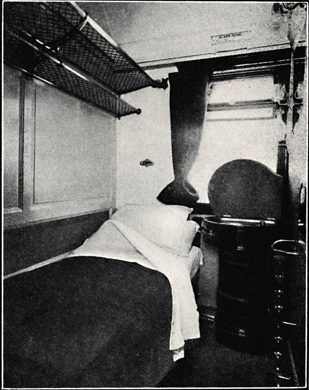 Ein Schlafabteil im Nachtzug Scotsman, London & North Eastern Railway, 1926 von Unbekannt