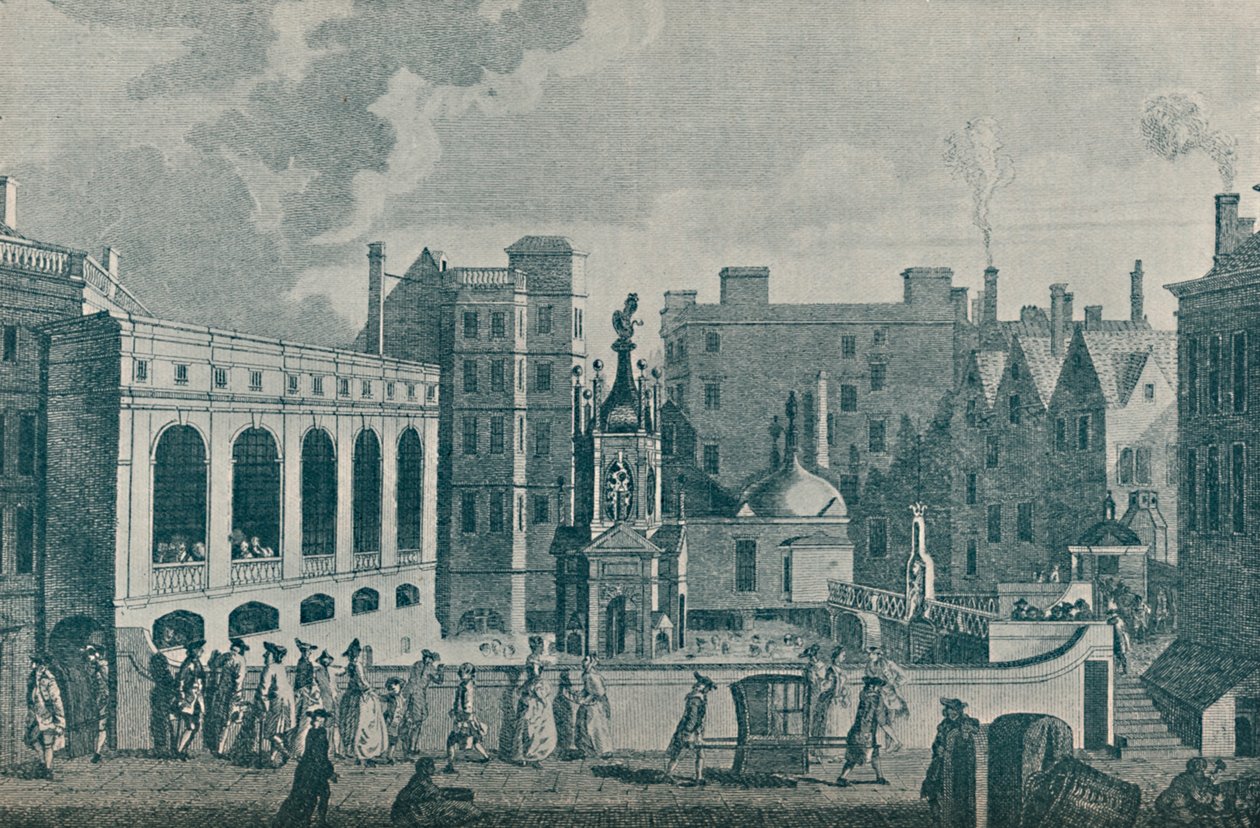Ein Blick auf die Bäder des Königs und der Königin und den Großen Pumpenraum in Bath, 1907 von Unbekannt
