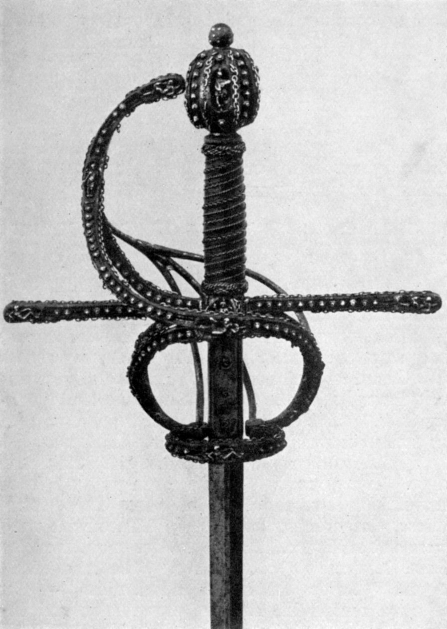 Ein Rapier von Claude Savigny, französisch, 16. Jahrhundert, 1929 von Unbekannt
