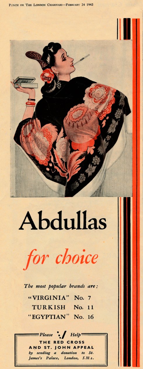 Abdullas zur Auswahl, 1943 von Unbekannt