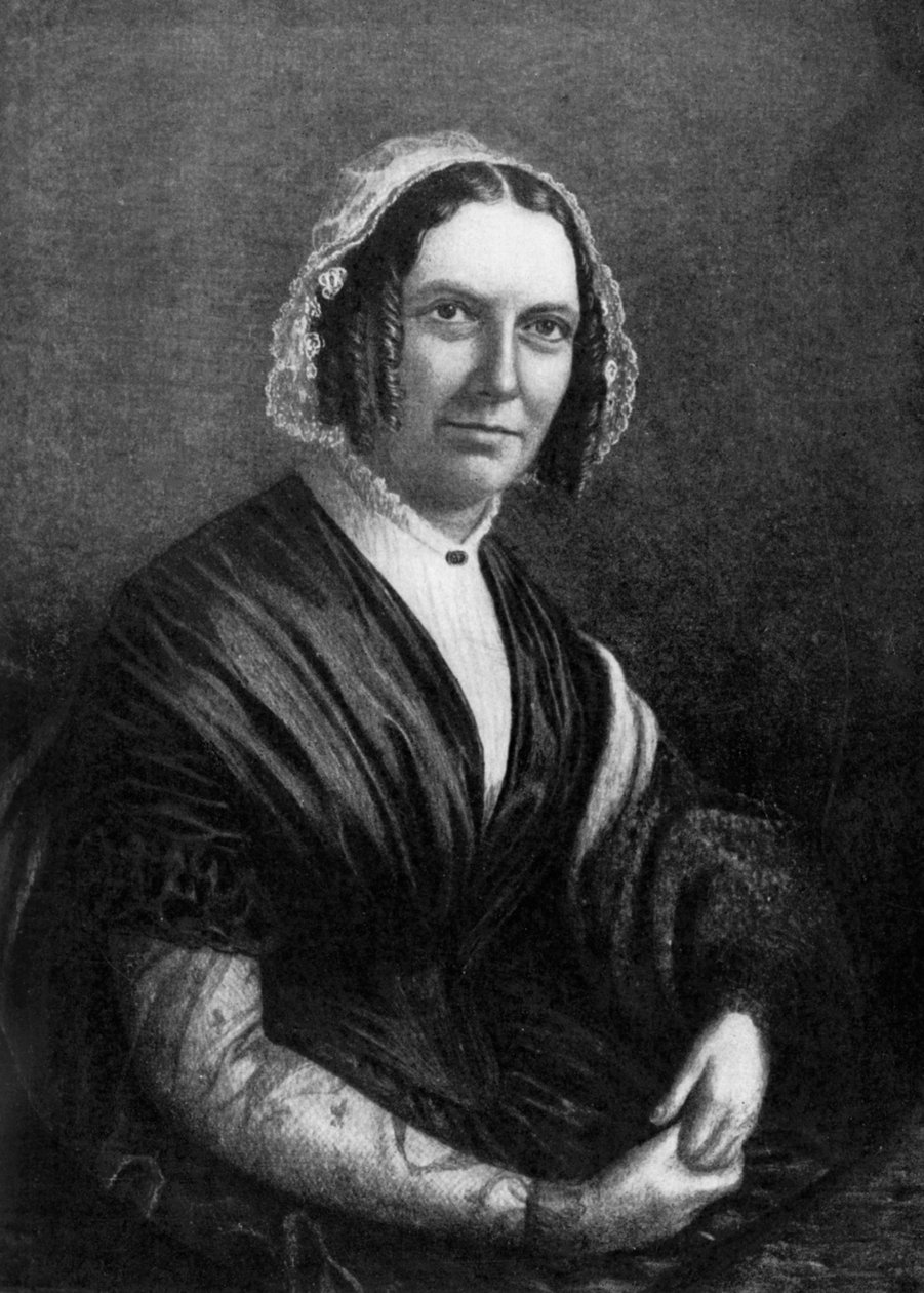 Abigail Powers Fillmore, Ehefrau des amerikanischen Präsidenten Millard Fillmore, 19. Jahrhundert von Unbekannt