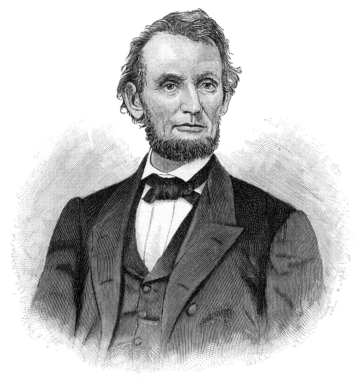 Abraham Lincoln, 16. Präsident der Vereinigten Staaten, 1900 von Unbekannt