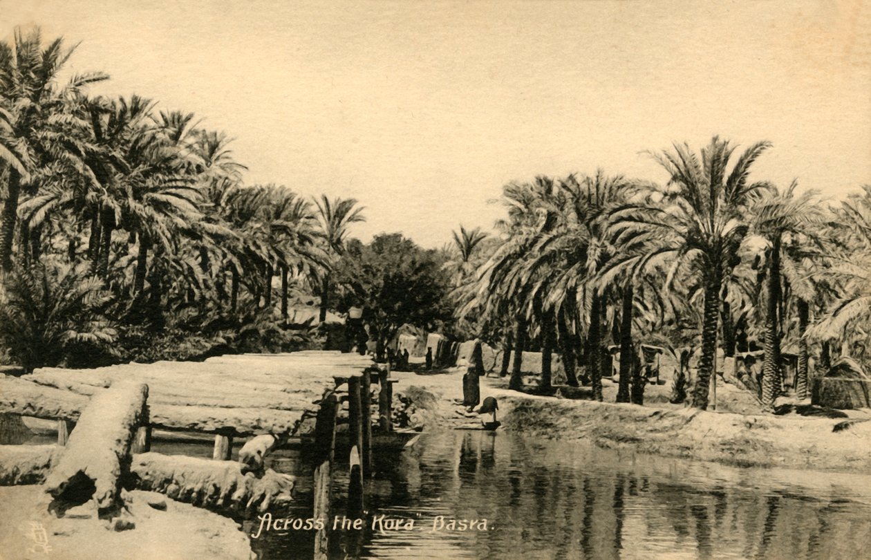 Über den Kora, Basra, um 1918-1939 von Unbekannt
