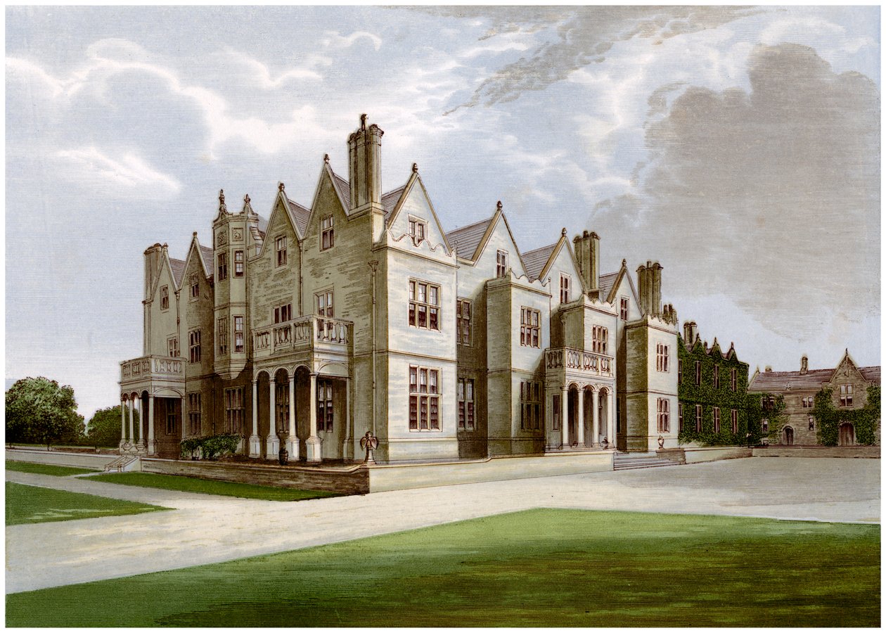 Acton Reynald Hall, Shropshire, Heimat von Baronet Corbet, ca. 1880 von Unbekannt