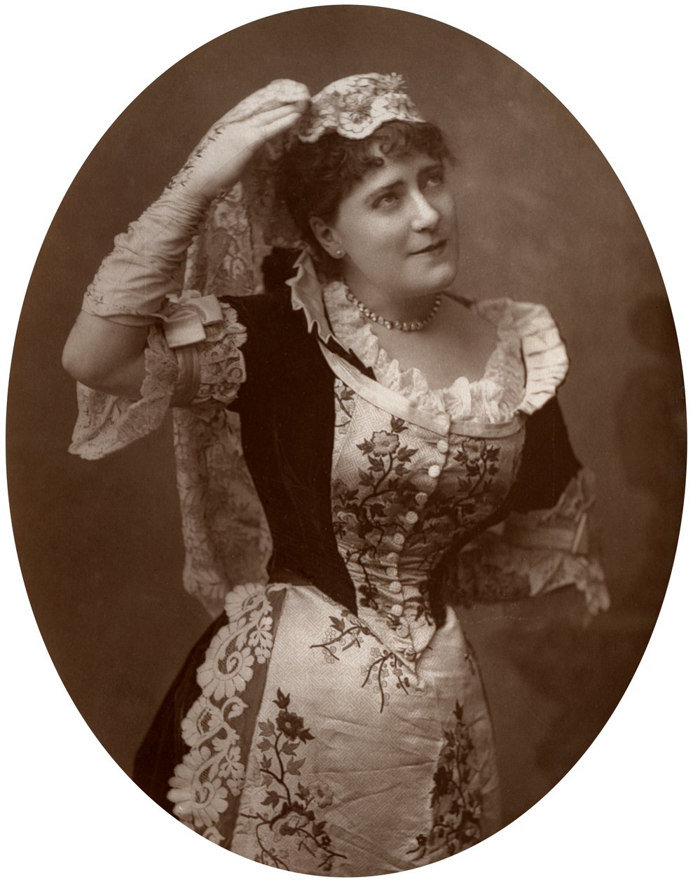 Ada Cavendish, britische Schauspielerin, 1882 von Unbekannt