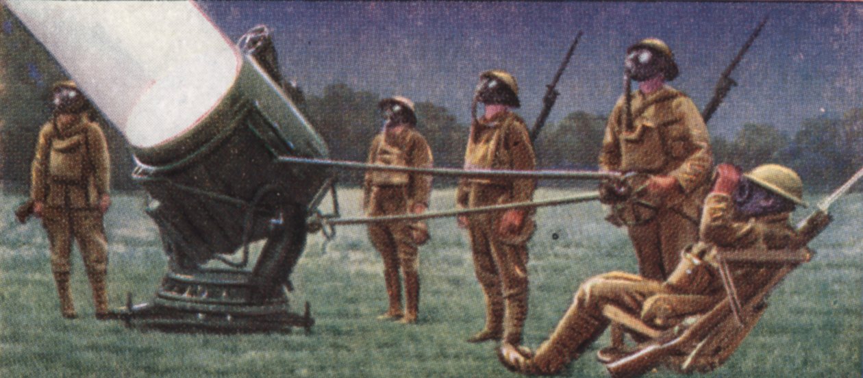 Luftschutzmaßnahmen, Zigarettenkarte, britisch, 1938 von Unbekannt