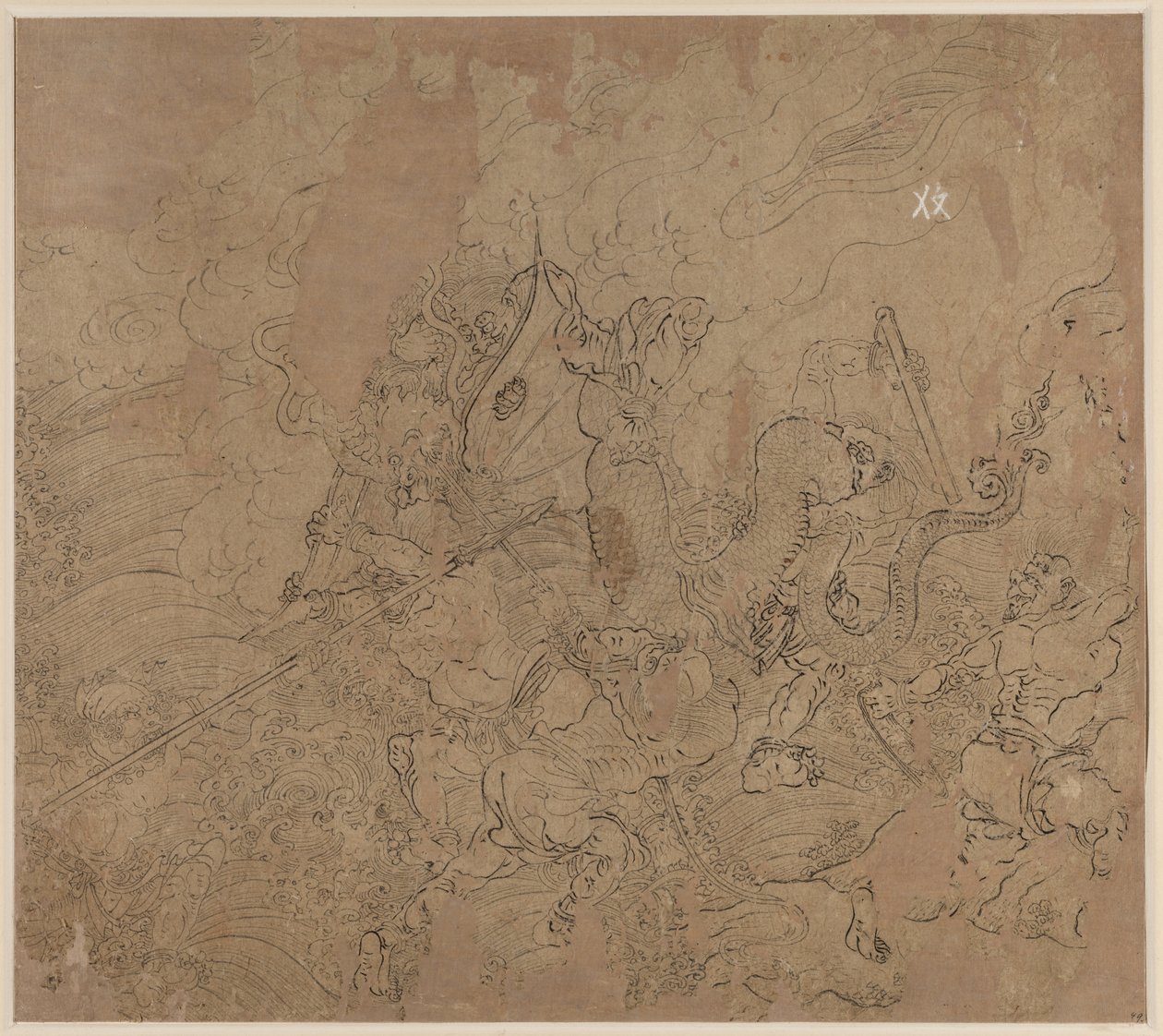 Album mit daoistischen und buddhistischen Themen: Suche den Berg: Blatt 49, 1200er von Unbekannt