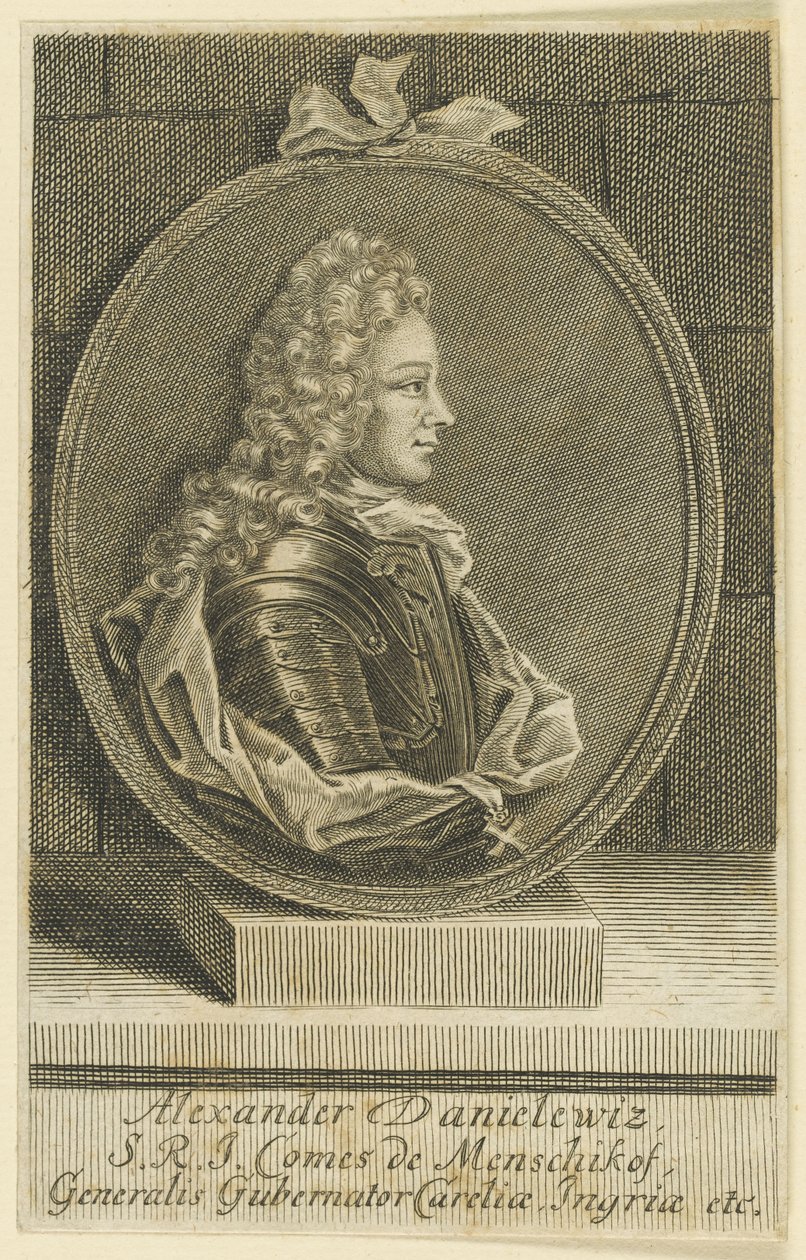 Alexander Danilovich Menshikov, Generalissimus, Prinz des Heiligen Römischen Reiches von Unbekannt