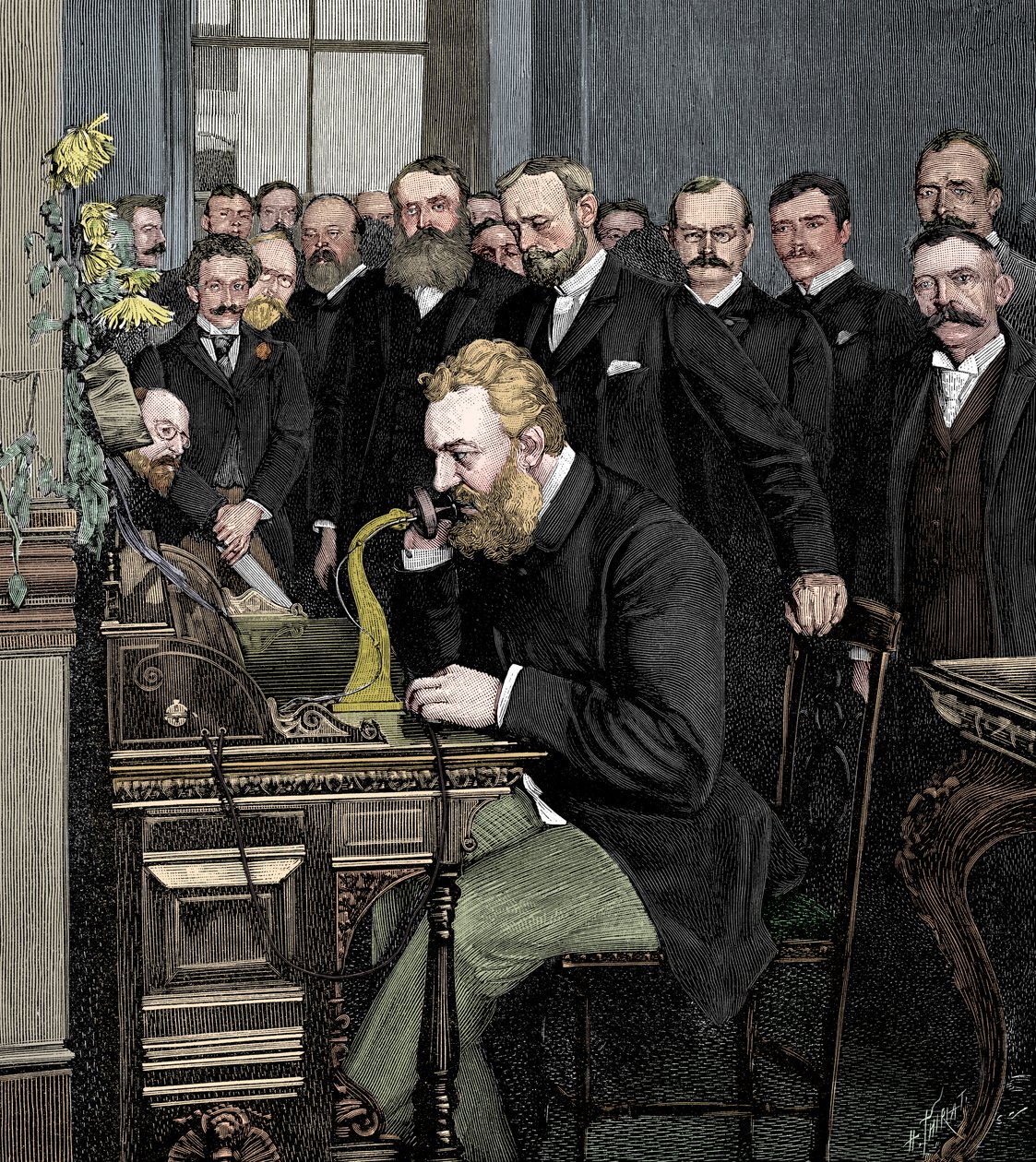 Alexander Graham Bell 1847-1922, schottisch-amerikanischer Erfinder von Unbekannt