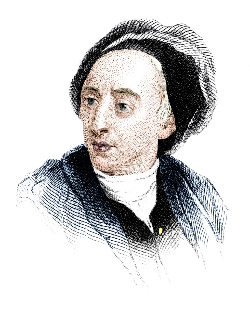 Alexander Pope, englischer Dichter des frühen 18. Jahrhunderts, um 1850 von Unbekannt