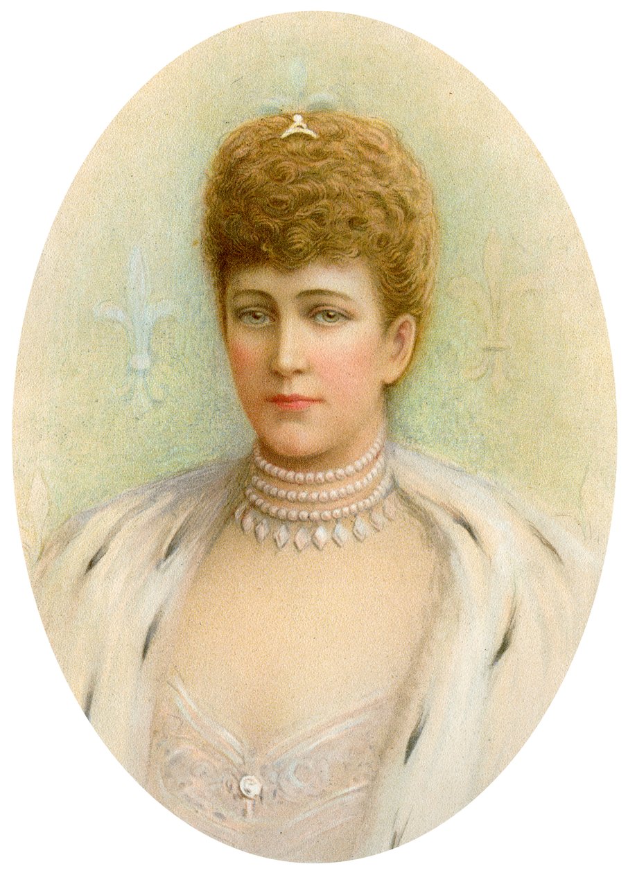 Alexandra, Königin-Gemahlin von König Edward VII. des Vereinigten Königreichs, 1905 von Unbekannt
