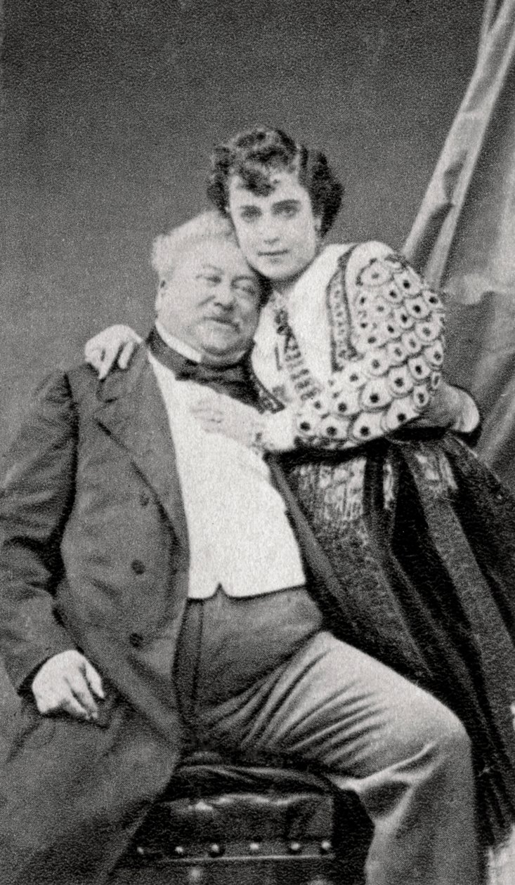 Alexandre Dumas, der Ältere, französischer Romanautor und Dramatiker, um 1865 von Unbekannt