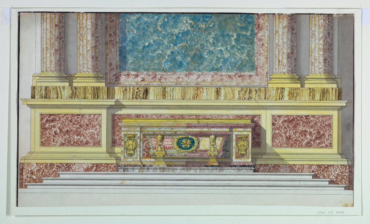 Altar Mensa für die Borghese-Kapelle, Santa Maria Maggiore, Rom von Unbekannt