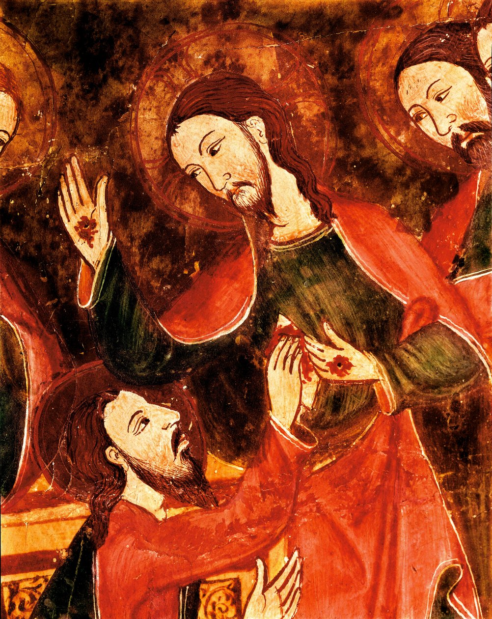 Altarbild des Altars von St. Thomas, Tempera auf Holz von Unbekannt