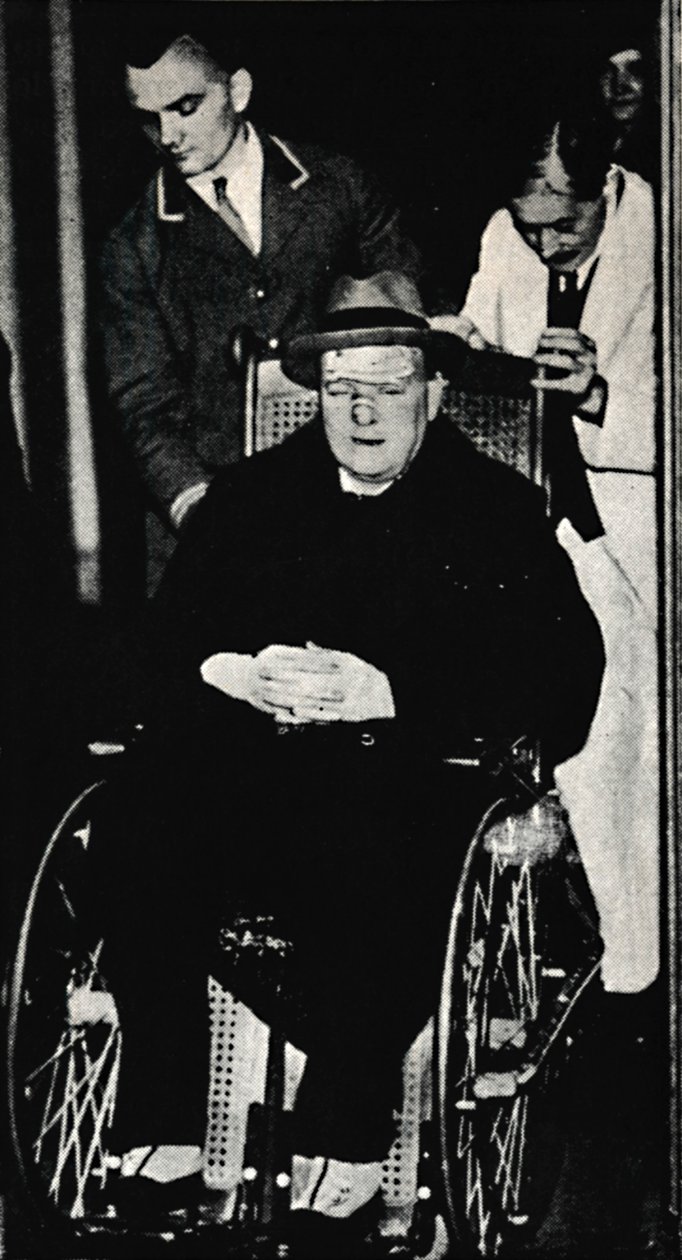 Ein Unfall von Mr. Churchill, November 1931, 1945 von Unbekannt