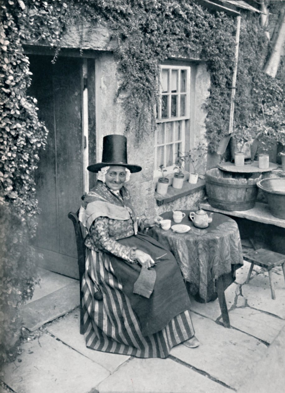 Eine alte walisische Frau, 1912 von Unbekannt