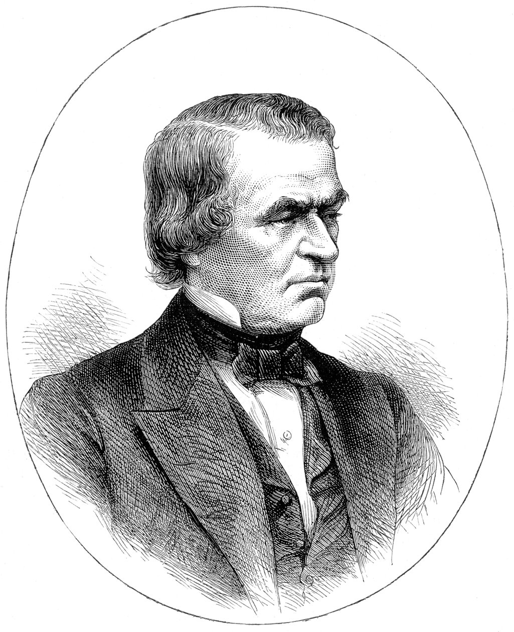 Andrew Johnson, 16. Präsident der Vereinigten Staaten, ca. 1880 von Unbekannt