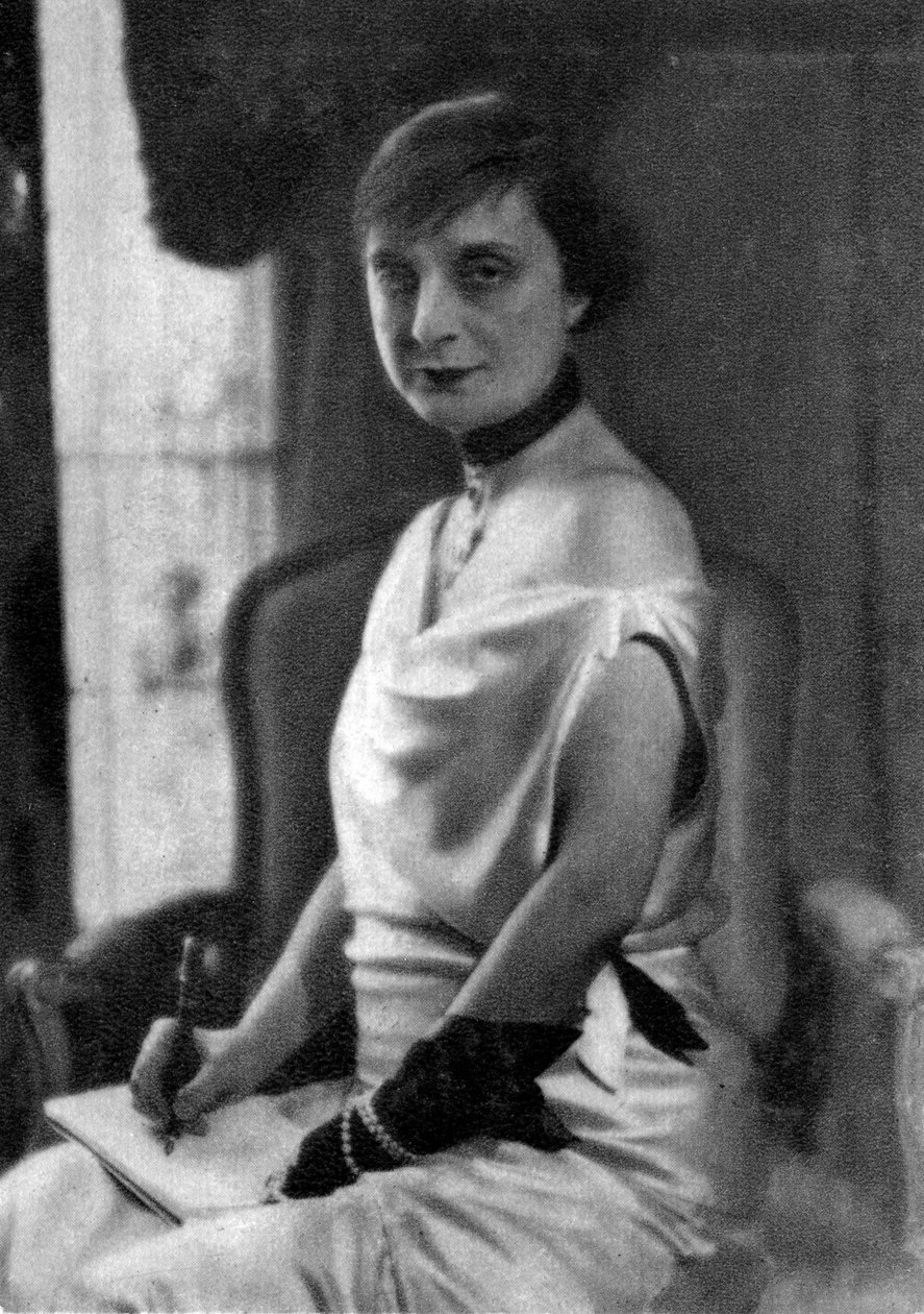 Anna de Noailles, französische Autorin von Unbekannt