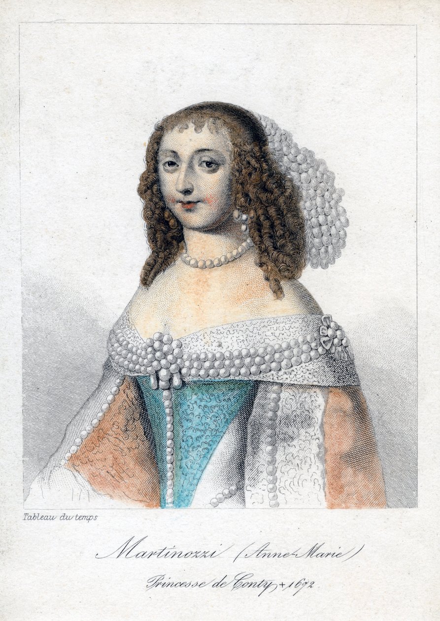 Anne Marie Martinozzi, italienisch-französische Aristokratin des 17. Jahrhunderts von Unbekannt