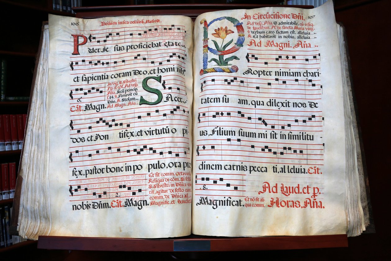 Antiphonale. Die Beschneidung Jesu. Domus Galilaeae, Israel von Unbekannt
