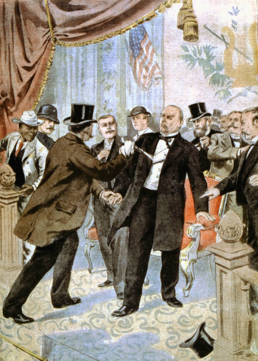 Ermordung von William McKinley, 25. Präsident der USA, 1901 von Unbekannt