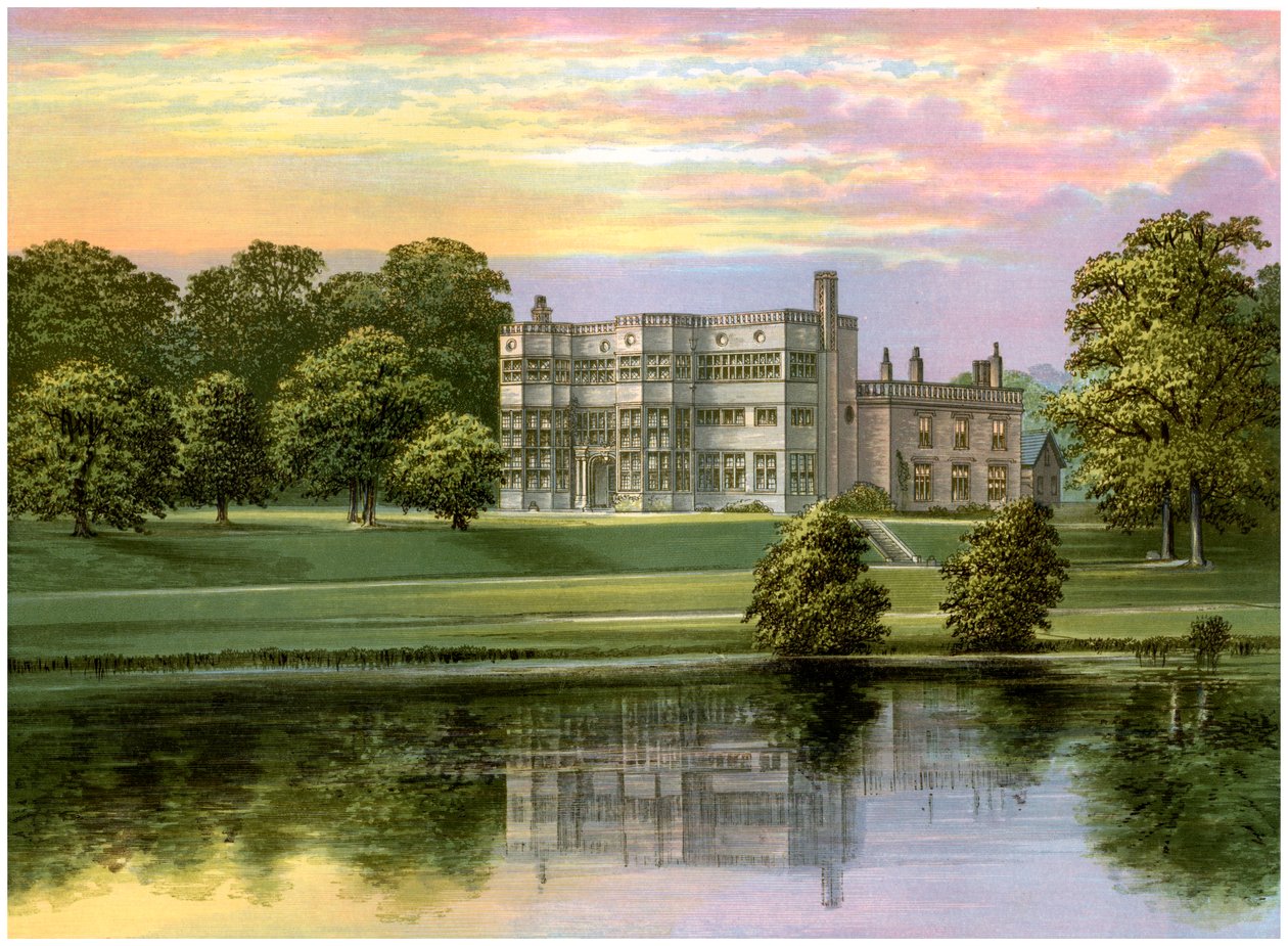 Astley Hall, Lancashire, Heimat von Baronet de Hoghton, ca. 1880 von Unbekannt