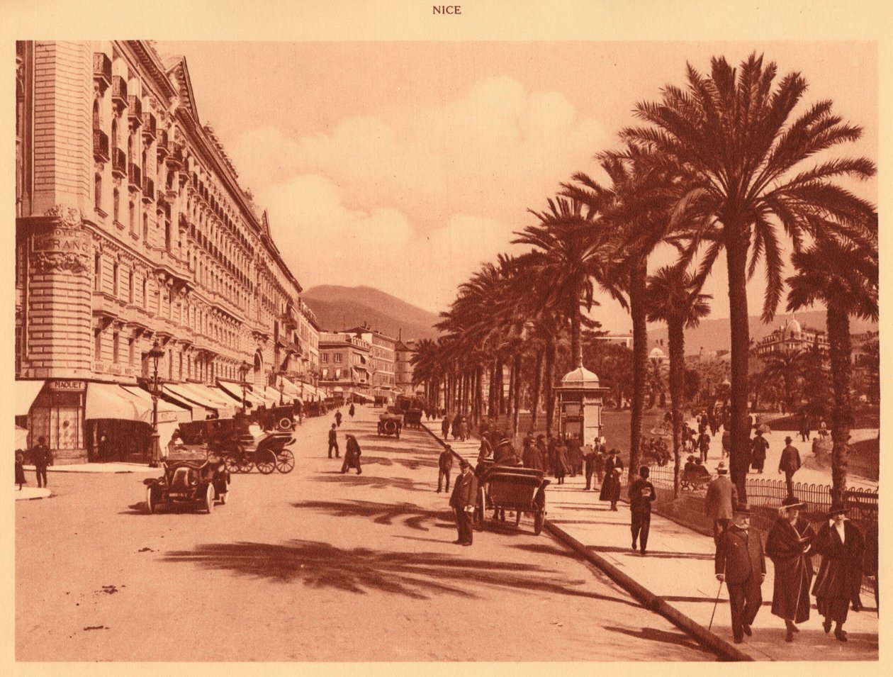Avenue de Verdun, Nizza, 1930 von Unbekannt