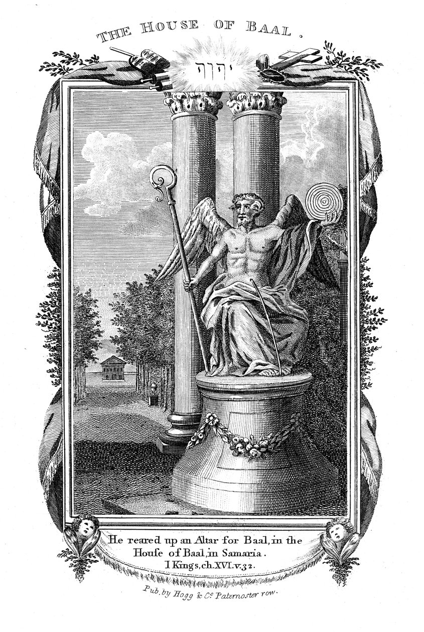 Baal, Hauptgott der Kanaaniter, 1804 von Unbekannt