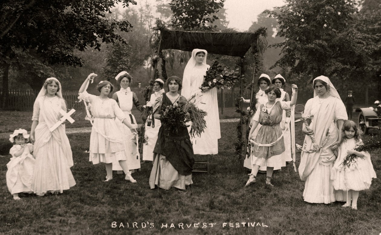 Bairds Erntefest, 20. Jahrhundert von Unbekannt