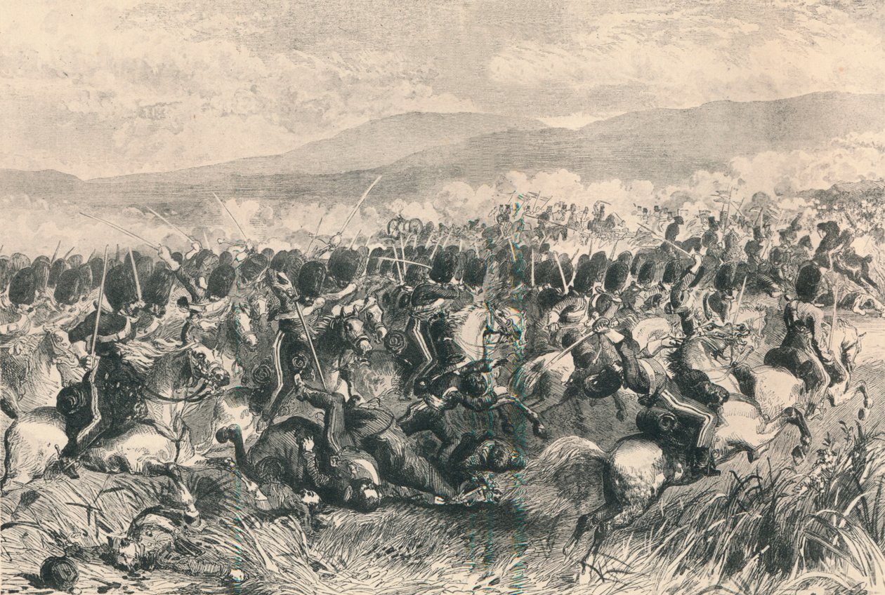 Balaclava, 25. Oktober 1854. Der Angriff der Scots Greys von Unbekannt