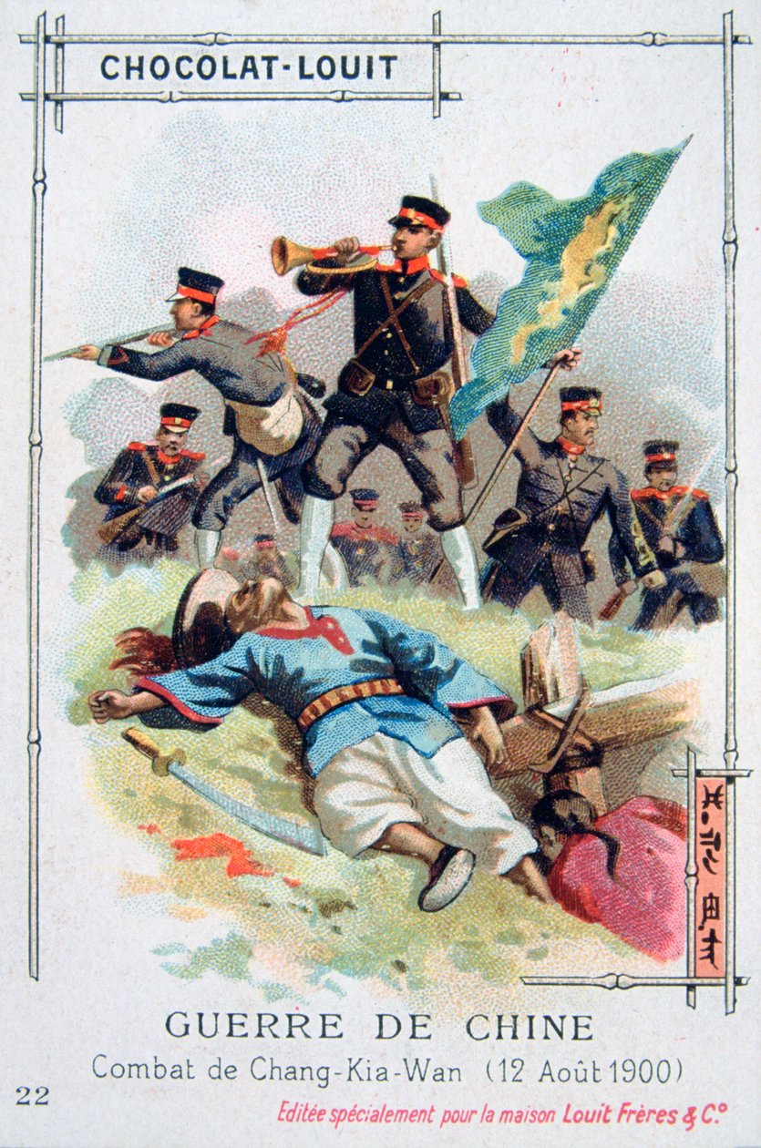 Schlacht bei Chang-Kia-Wan, China, Boxeraufstand, 12. August 1900 von Unbekannt