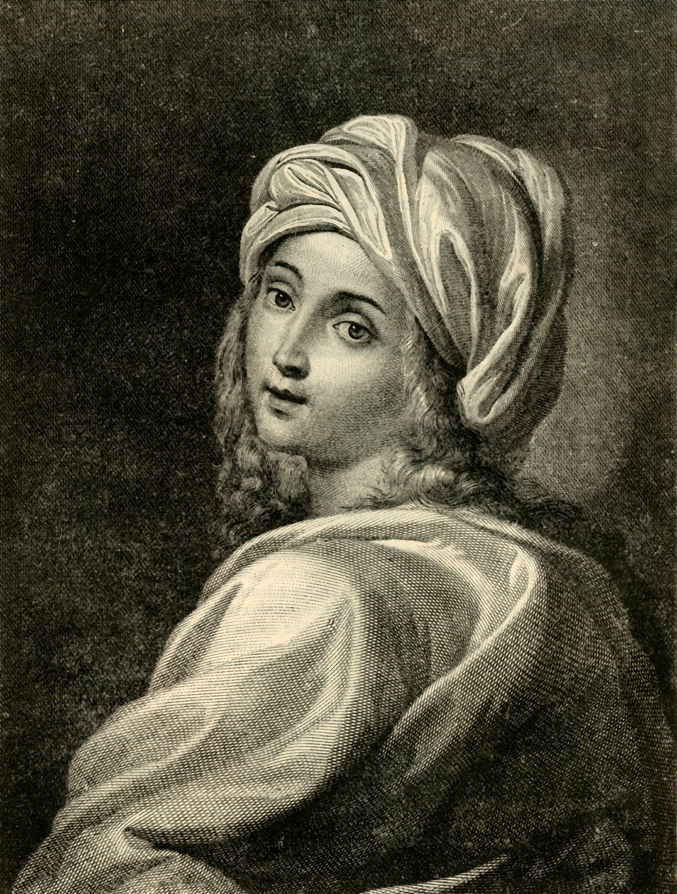 Beatrice Cenci nach dem Gemälde von Guido Reni, 1882 von Unbekannt