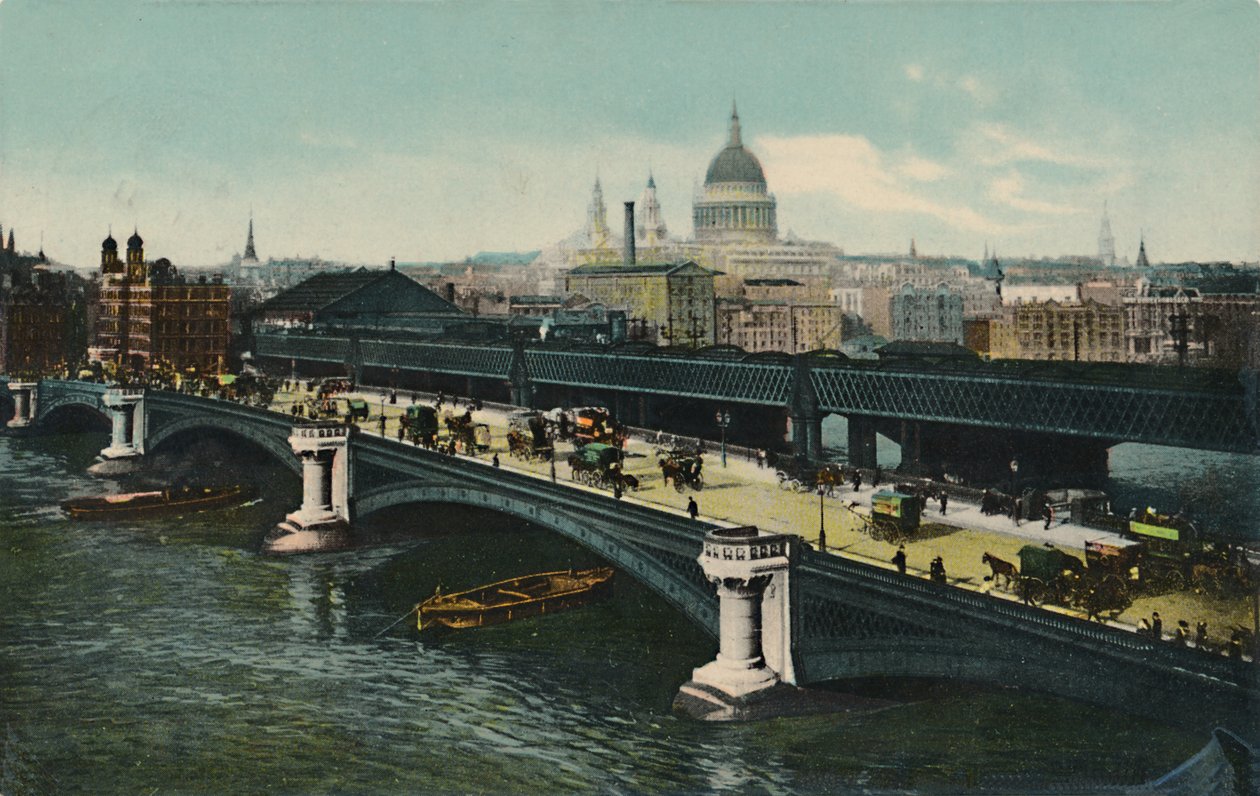 Blackfriars Bridge, London, 1911 von Unbekannt