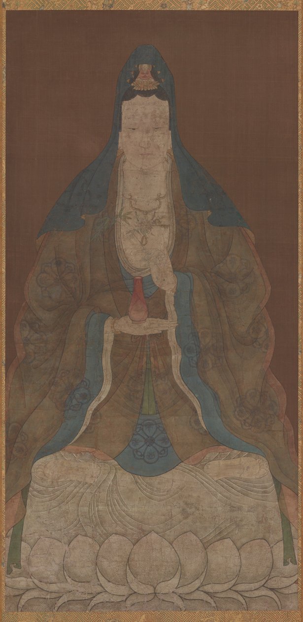 Bodhisattva Avalokiteshvara Guanyin mit Vase und Weidenzweig, Ming-Dynastie, 1368-1644 von Unbekannt