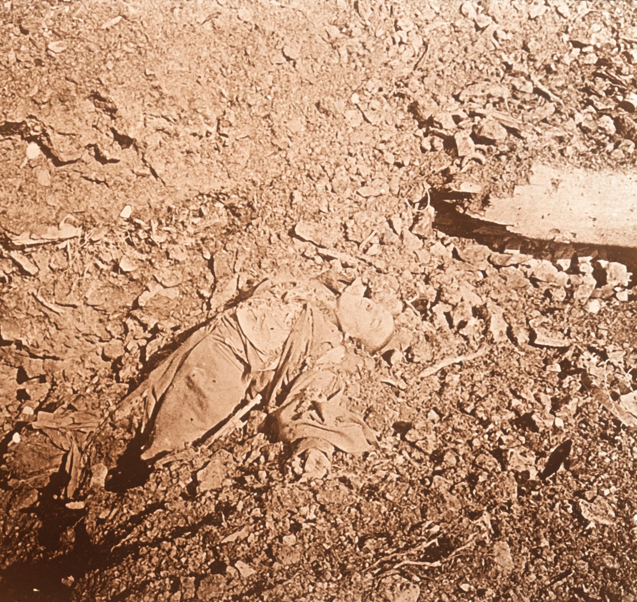 Leiche eines toten Soldaten, Verdun, Nordfrankreich, um 1914-1918 von Unbekannt