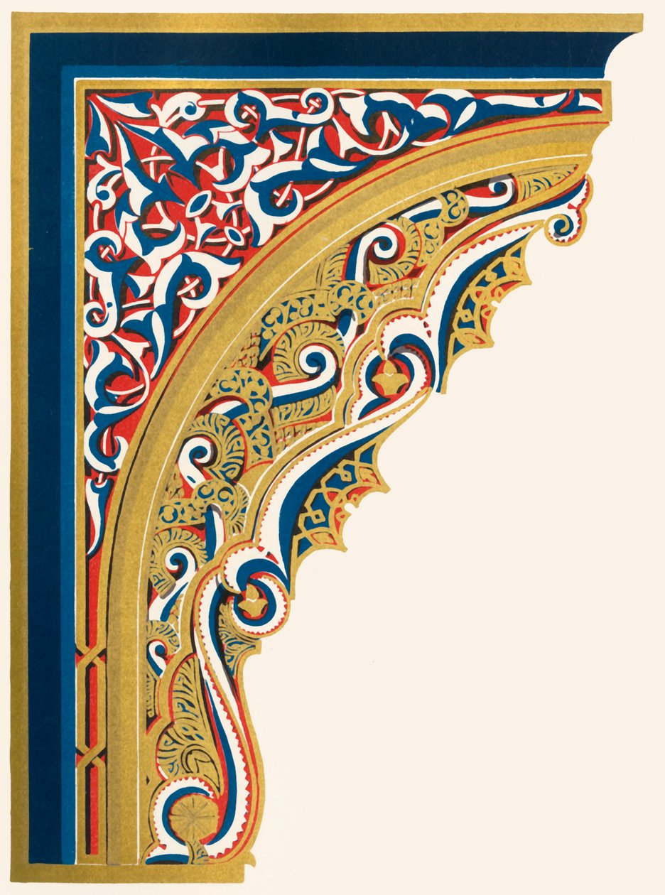Konsolen, die die Decke des Portikus stützen, Löwenhof, 1907 von Unbekannt