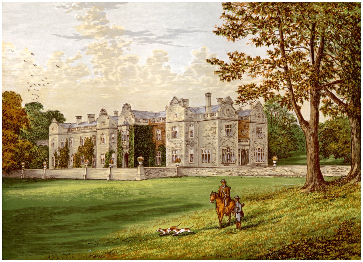 Brantingham Thorpe, Yorkshire, Heim der Familie Sykes, um 1880 von Unbekannt