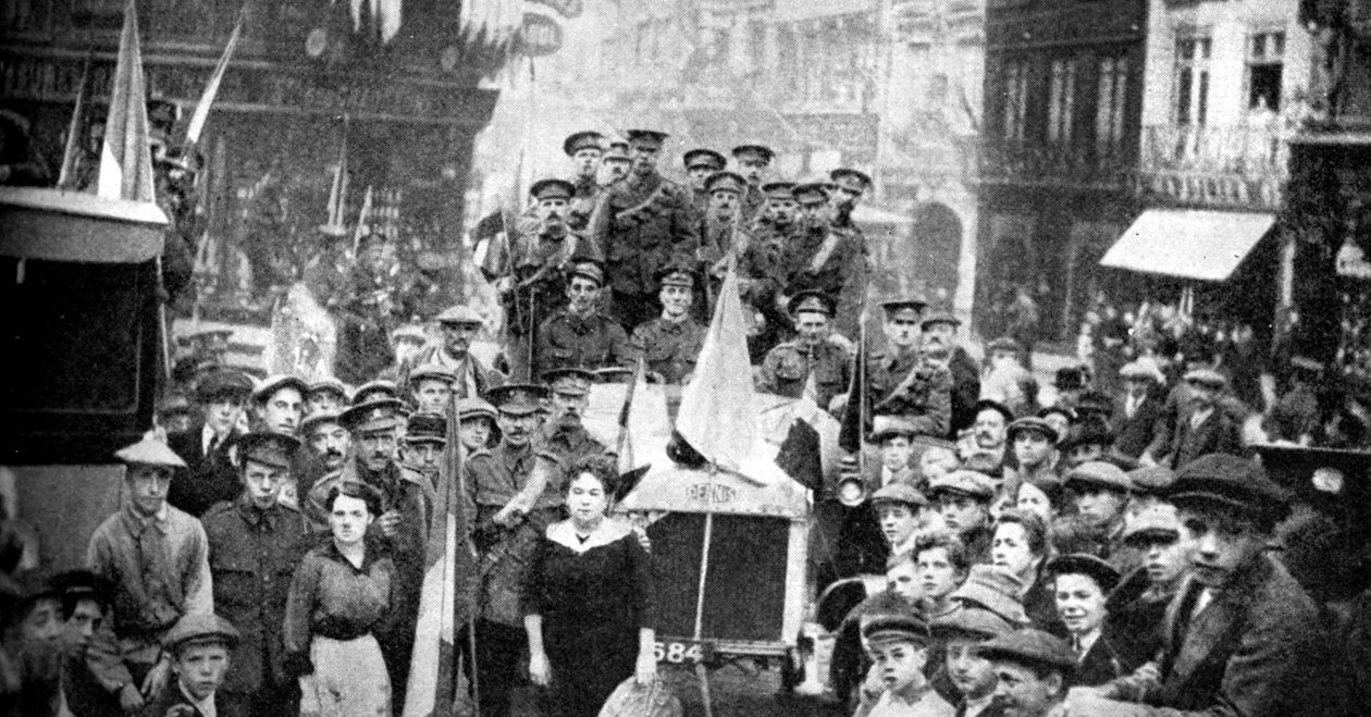 Britische Expeditionsstreitkräfte in Rouen, Frankreich, Erster Weltkrieg von Unbekannt