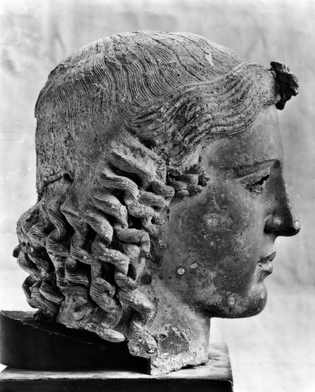 Bronzebüste des griechischen Gottes Apollo, um 460 v. Chr., 20. Jahrhundert von Unbekannt