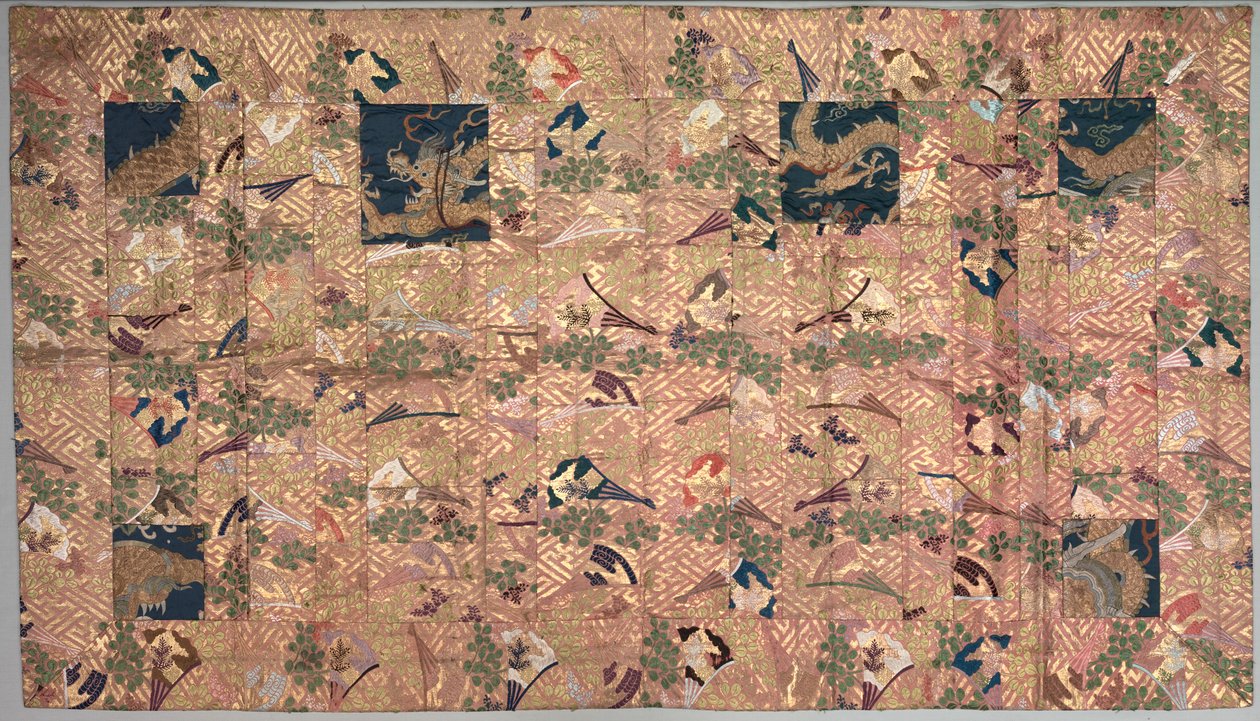 Buddhistisches Priestergewand und Schärpe, 1800er von Unbekannt